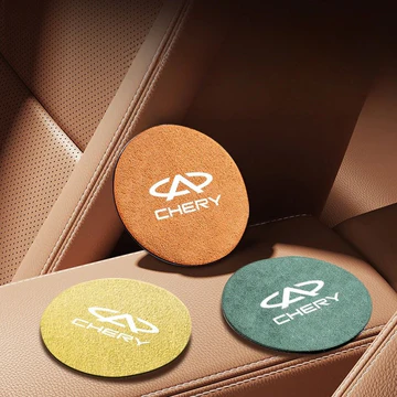 Chery car water coasters(2Pcs）