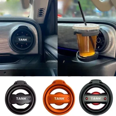 Modification of air conditioning outlet water cup holder