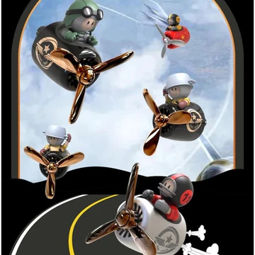 Car Aromatherapy Cartoon Small Plane