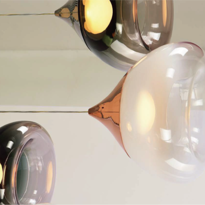 Several Degrees Italian Minimalist Bedroom Bedside Lamp Modern Simple Creative New Moon bar Crystal Art Chandelier