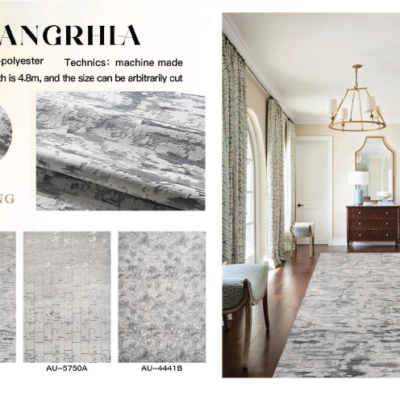 Three-Dimensional Ripple Ink Mural Pleated Printed Fabric for Pants Designer