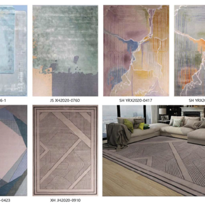 Custom Nordic Geometry Center Luxurious Carpet Living Room Carpets and Rugs Rectangular Area Rug Bedside Floor Window Mat