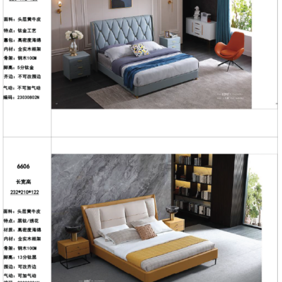 New Trend Modern Bed Space Saving Double Bed Modern Storage Mid Century Bed