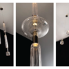 Modern Luxury Chandelier 3000K Industrial Design Style Metal Glass Home Hotel Mall Villa Restaurant Indoor AC Switch