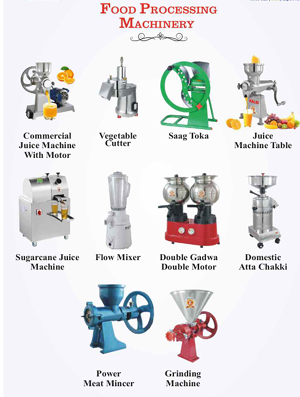 food processing machinery
