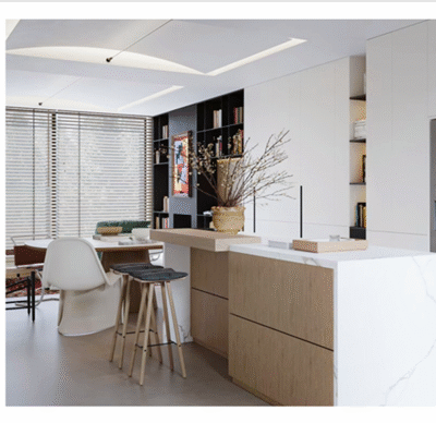 Plywood Particleboard Carcass Smart Kitchen Cabinet