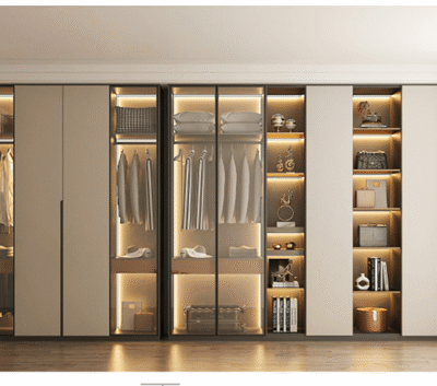 Italian Style Bed Wardrobe Luxurious